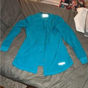 Teal Sketcher scrub set